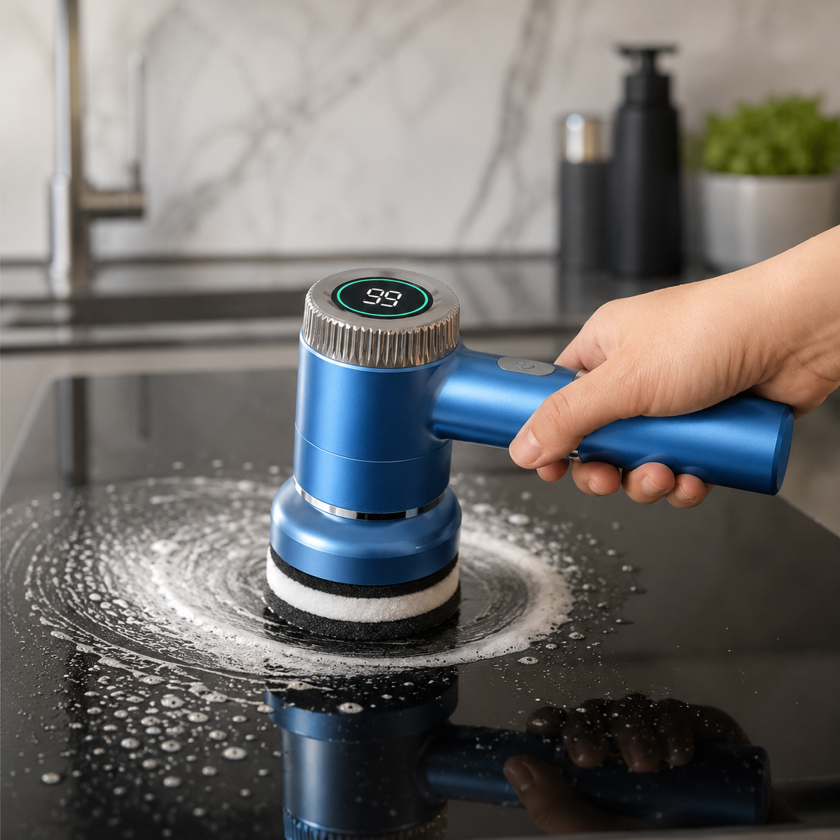 GleamSway SpinEase™ 5-in-1 Power Scrubber