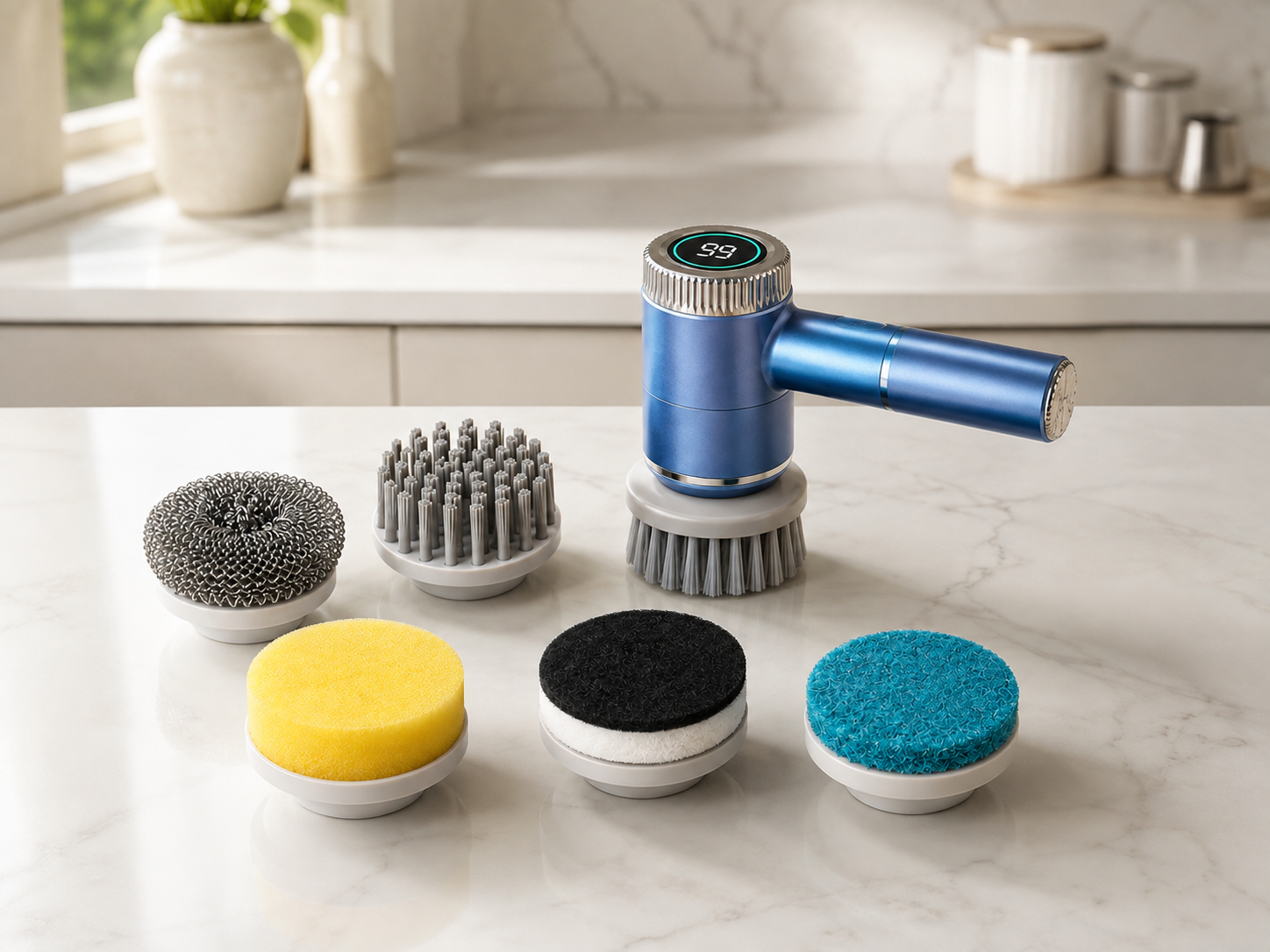 GleamSway SpinEase™ 5-in-1 Power Scrubber